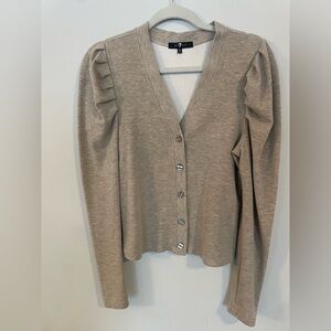 7 For All Mankind Beige Cardigan